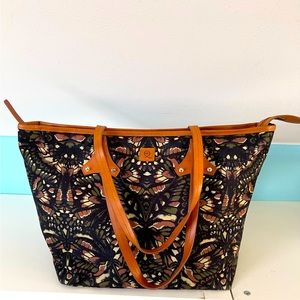 Alexander McQueen Canvas and Leather Large Tote